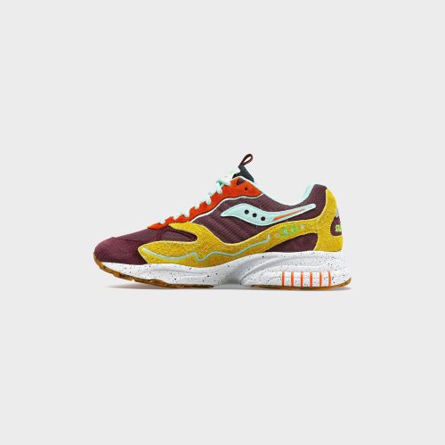 Saucony3DGridHurricane Brown Mustard S70745 23