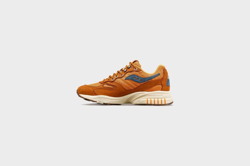 Saucony3DGridHurricane Brown Rust S70742 13