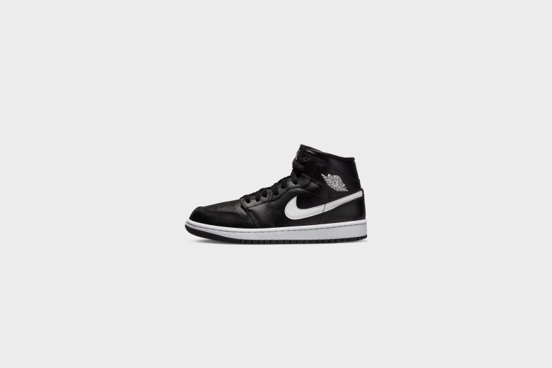 WMNSAirJordan1Mid Black White Black DV0991 0011