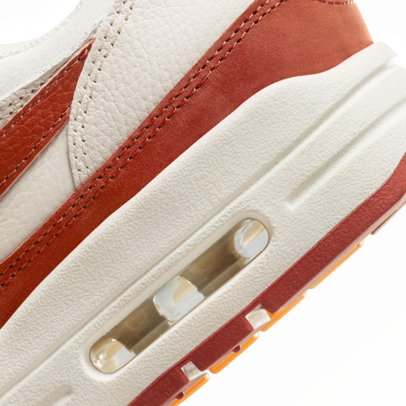 WMNSNikeAirMax1LX Sail RuggedOrange FD2370 10010