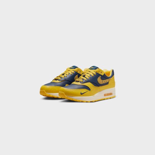 WMNSNikeAirMax1PRM MidnightNavy VarsityMaize FJ5479 4102