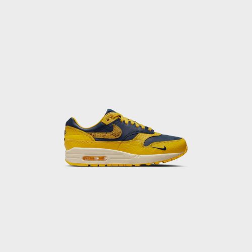 WMNSNikeAirMax1PRM MidnightNavy VarsityMaize FJ5479 4104