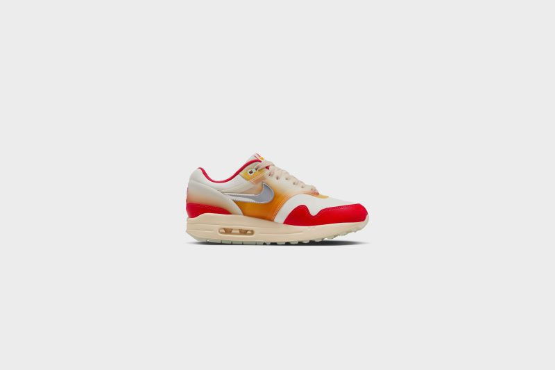 WMNSNikeAirMax1 87PRM Sail MetallicSliver SirenRed FN7683 1333