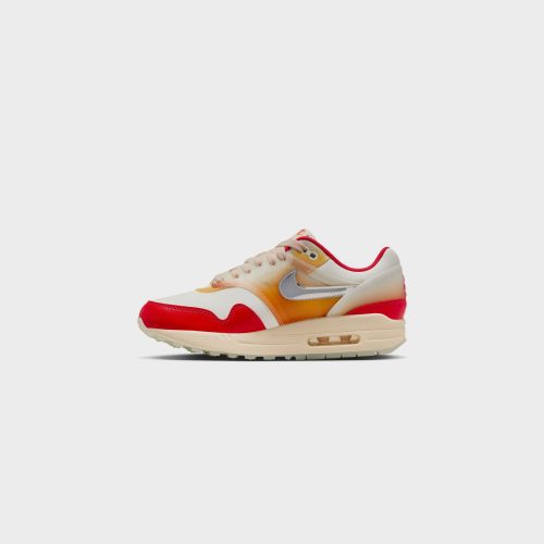 WMNSNikeAirMax1 87PRM Sail MetallicSliver SirenRed FN7683 1335