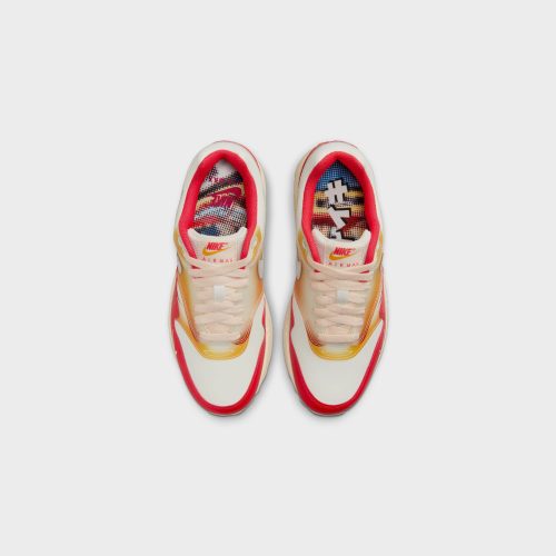 WMNSNikeAirMax1 87PRM Sail MetallicSliver SirenRed FN7683 1337