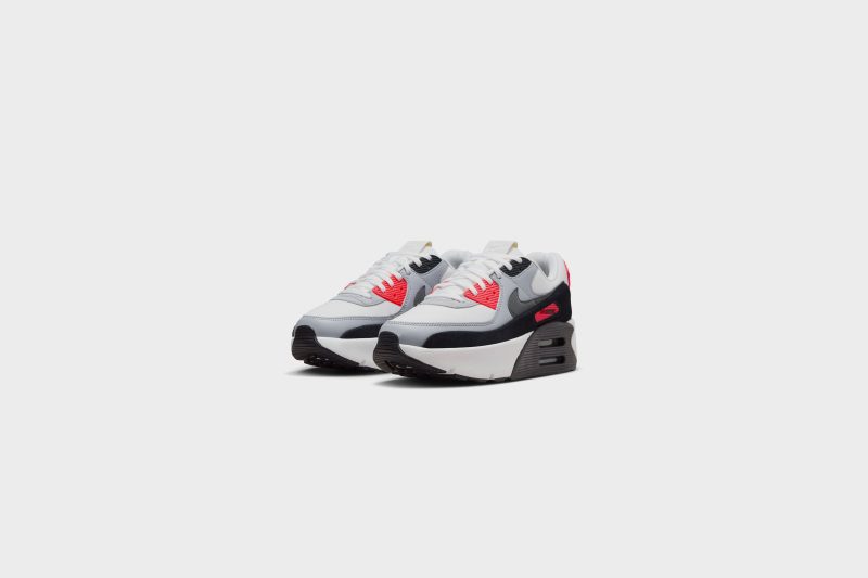 WMNSNikeAirMax90LV8 SummitWhite SmokeGrey Black FD4328 1012