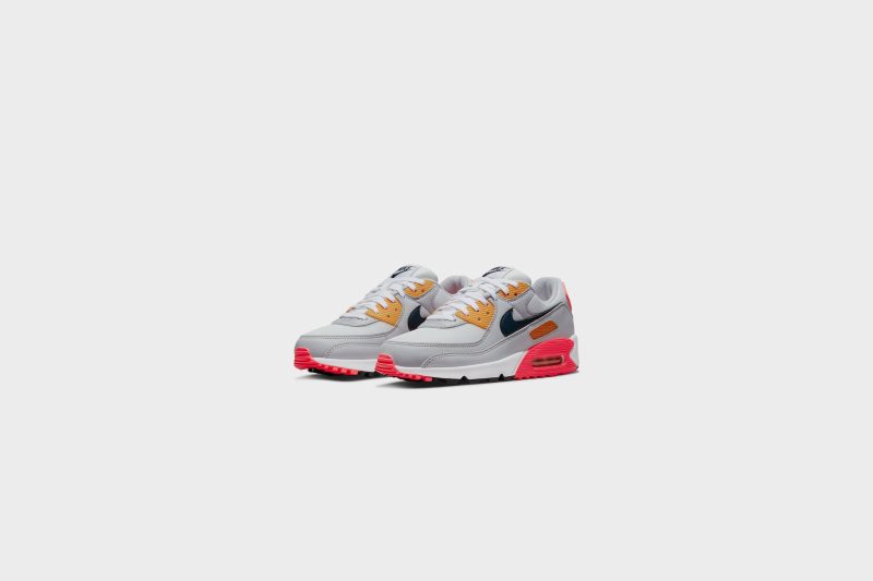 WMNSNikeAirMax90 PurePlatinum ArmoryNavy DH5072 0012