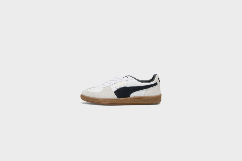 WMNSPumaPalermoLeather PumaWhite VaporGray Gum 397647 011